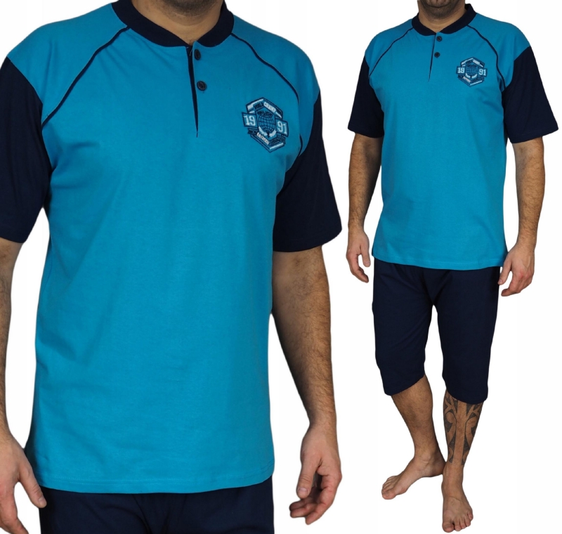 Piżama Męska 3XL rybaczki BAWEŁNA 100% nowość 3XL