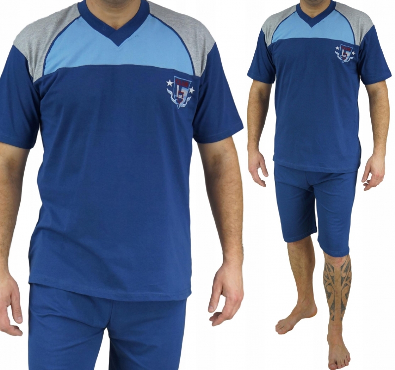 Piżama Męska XL LATO wiosna spodenki dla TATY r XL