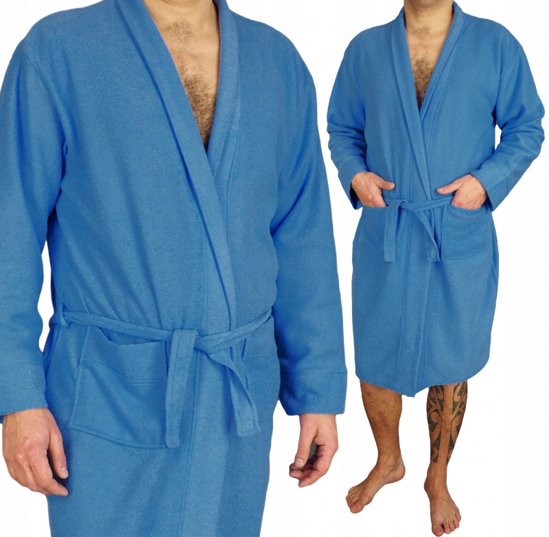 Szlafrok Męski 2XL Lekki Frotte PREZENT roz. XXL